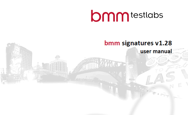 BMM releases signature tool 1.28