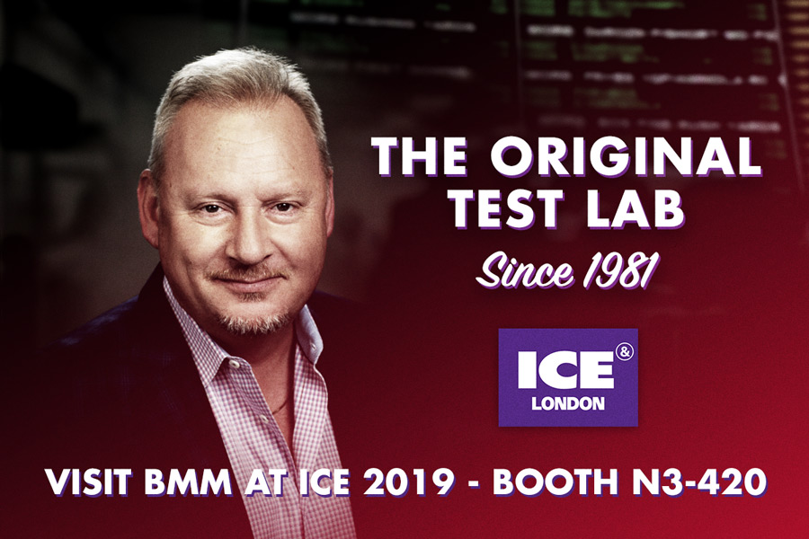 BMM Testlabs ‘the Original’ exhibiting at ICE 2019