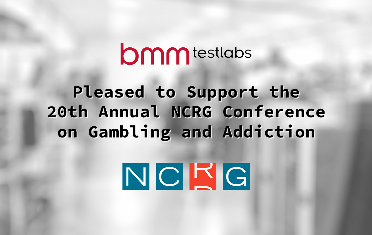 BMM Testlabs Pleased to Support the 20th Annual National Center for Responsible Gaming Conference on Gambling and Addiction