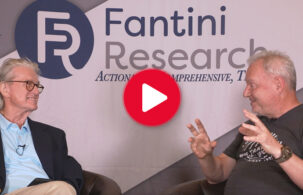 BMM CEO Martin Storm talks new tech with Frank Fantini, founder of Fantini Research, at G2E 2023.