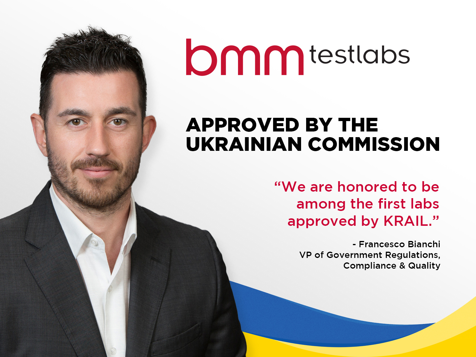 BMM Testlabs Approved by the Ukrainian Commission For the Regulation of Gambling and Lotteries to Test, Certify Gaming Devices and Equipment 