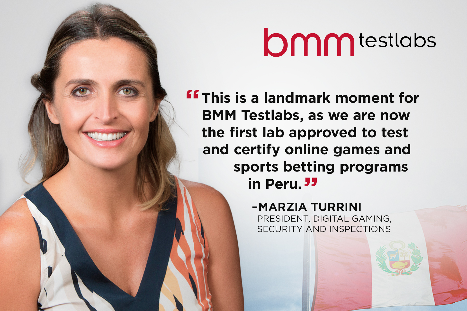 In Groundbreaking News, BMM Testlabs Becomes First Testing and Certification Lab to Receive Approval For Peru’s Newly Regulated iGaming and Sports Betting Market